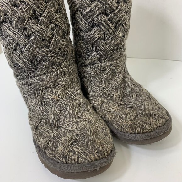 Ugg Women’s Isla Knit Sweater Boots in Gray - Size 6 Coastal - Picture 8 of 8